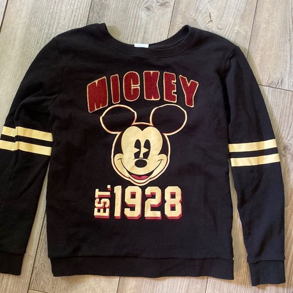 Crew Neck Disney Mickey Mouse Sweatshirt Size Medium - Picture 1 of 6